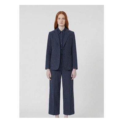 Weekend Max Mara für Damen. 2615041052600 Wkdaletta Jacke (38), Blau, Lässig, Baumwolle, Leinen, Marine Weekend Max Mara für Damen. 2615041052600 Wkdaletta Jacke (38), Blau, Lässig, Baumwolle, Leinen, Marine