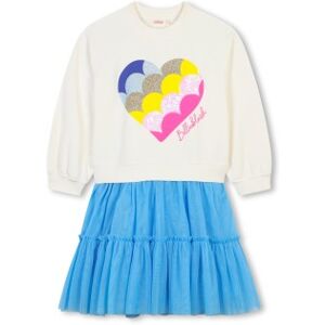 Billieblush für Mädchen. U20515 Beigefarbenes, blaues Kleid aus Bimaterial (6Y= 114/119cm), Lässig, Polyester, Langarm, Kinderbekleidung Billieblush für Mädchen. U20515 Beigefarbenes, blaues Kleid aus Bimaterial (6Y= 114/119cm), Lässig, Polyester, Langarm, Kinderbekleidung