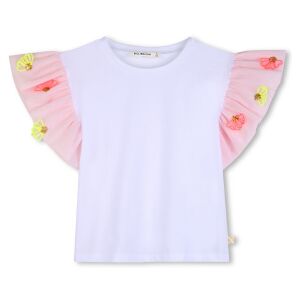 Billieblush für Mädchen. U21937 Ceremonia T-shirt weiß (5Y= 108cm), Lässig, Baumwolle, Kinderbekleidung Billieblush für Mädchen. U21937 Ceremonia T-shirt weiß (5Y= 108cm), Lässig, Baumwolle, Kinderbekleidung