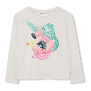 Billieblush für Mädchen. U21610 Off-white Einhorn-T-Shirt (8Y= 126cm), Weiß, Lässig, Baumwolle, Langarm, Kinderbekleidung Billieblush für Mädchen. U21610 Off-white Einhorn-T-Shirt (8Y= 126cm), Weiß, Lässig, Baumwolle, Langarm, Kinderbekleidung