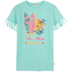 Billieblush für Mädchen. U20980 Türkisfarbenes Kleid mit Grafikdruck (2Y= 86cm), Lässig, Kurzarm, Kinderbekleidung Billieblush für Mädchen. U20980 Türkisfarbenes Kleid mit Grafikdruck (2Y= 86cm), Lässig, Kurzarm, Kinderbekleidung