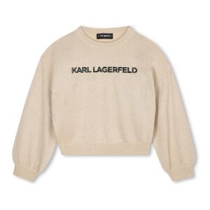 Karl Lagerfeld für Mädchen. Z30937 Pullover Marca beige (12Y= 150cm), Lässig, Baumwolle, Kinderbekleidung Karl Lagerfeld für Mädchen. Z30937 Pullover Marca beige (12Y= 150cm), Lässig, Baumwolle, Kinderbekleidung