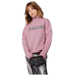 Zadig & Voltaire für Mädchen. X60429 Amour-Pullover rosa (14Y= 162cm), Lässig, Baumwolle, Kinderbekleidung Zadig & Voltaire für Mädchen. X60429 Amour-Pullover rosa (14Y= 162cm), Lässig, Baumwolle, Kinderbekleidung