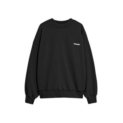 Barrow Unisex. S5BWUASW080 Sweatshirt Logo schwarz (S), Lässig, Baumwolle, Langarm Barrow Unisex. S5BWUASW080 Sweatshirt Logo schwarz (S), Lässig, Baumwolle, Langarm
