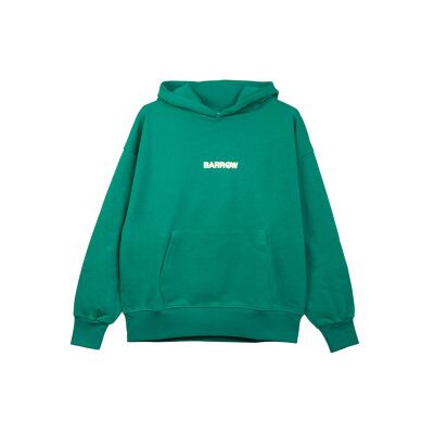 Barrow Unisex. F5BWUAHS047 Sweatshirt Logo grün (M), Lässig, Baumwolle Barrow Unisex. F5BWUAHS047 Sweatshirt Logo grün (M), Lässig, Baumwolle