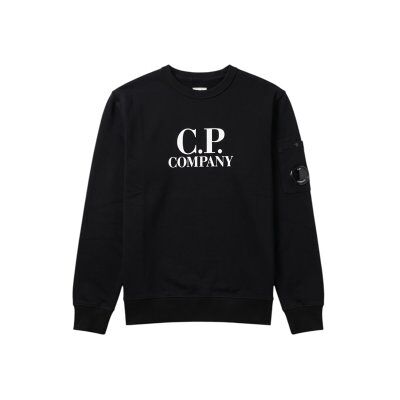 C.P. Company Kids für Jungen. CNF019LCA76 Schwarzer Pullover mit Logo (12años= 156cm), Lässig, Baumwolle, Kinderbekleidung C.P. Company Kids für Jungen. CNF019LCA76 Schwarzer Pullover mit Logo (12años= 156cm), Lässig, Baumwolle, Kinderbekleidung