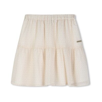 Michael Kors für Mädchen. R30562 Beigefarbener Rock mit Rüschen (6Y= 114/119cm), Lässig, Polyester, Kinderbekleidung Michael Kors für Mädchen. R30562 Beigefarbener Rock mit Rüschen (6Y= 114/119cm), Lässig, Polyester, Kinderbekleidung
