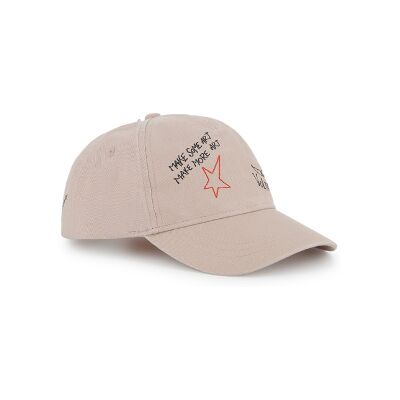 Zadig & Voltaire für Mädchen. X60612 Beigefarbene Logo-Kappe (54), Lässig, Baumwolle, Kinderbekleidung Zadig & Voltaire für Mädchen. X60612 Beigefarbene Logo-Kappe (54), Lässig, Baumwolle, Kinderbekleidung