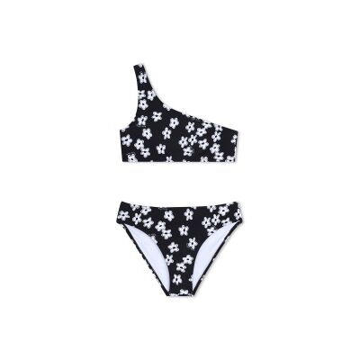Marc Jacobs für Mädchen. W60758 Schwarzer geblümter Bikini (12Y= 150cm), Strandbekleidung, Polyamid, Kinderbekleidung Marc Jacobs für Mädchen. W60758 Schwarzer geblümter Bikini (12Y= 150cm), Strandbekleidung, Polyamid, Kinderbekleidung