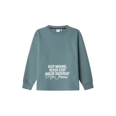 Pepe Jeans für Jungen. PB5800010 Geon grünes Sweatshirt (12años= 152cm), Lässig, Baumwolle, Kinderbekleidung Pepe Jeans für Jungen. PB5800010 Geon grünes Sweatshirt (12años= 152cm), Lässig, Baumwolle, Kinderbekleidung