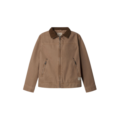 Pepe Jeans für Jungen. PB4000030 Braune Graham-Jacke (12años= 152cm), Lässig, Baumwolle, Kinderbekleidung Pepe Jeans für Jungen. PB4000030 Braune Graham-Jacke (12años= 152cm), Lässig, Baumwolle, Kinderbekleidung