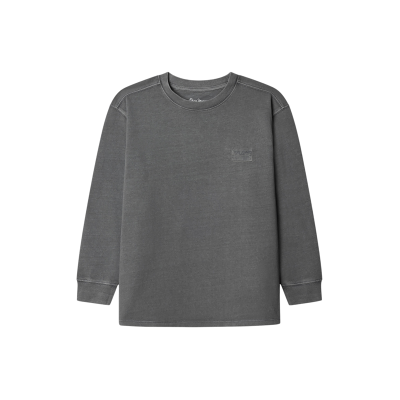 Pepe Jeans für Jungen. PB5000028 Graues Telmo-T-Shirt (8años= 128cm), Lässig, Baumwolle, Langarm, Kinderbekleidung Pepe Jeans für Jungen. PB5000028 Graues Telmo-T-Shirt (8años= 128cm), Lässig, Baumwolle, Langarm, Kinderbekleidung