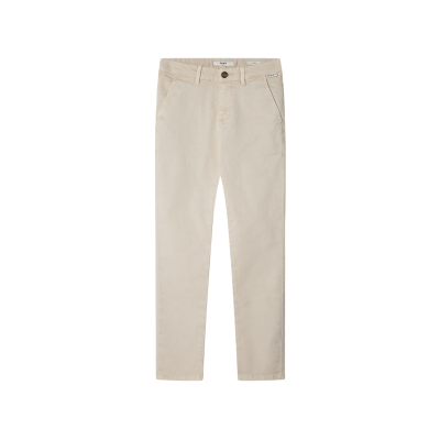 Pepe Jeans für Jungen. PB210731 Chino slim Hose weiß ecru (10Años= 140cm), Lässig, Baumwolle, Nachhaltig, Kinderbekleidung Pepe Jeans für Jungen. PB210731 Chino slim Hose weiß ecru (10Años= 140cm), Lässig, Baumwolle, Nachhaltig, Kinderbekleidung