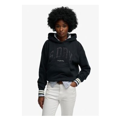 Superdry für Damen. W2012601A Country Club Varsity Sweatshirt navy (S), Lässig, Baumwolle, Marine Superdry für Damen. W2012601A Country Club Varsity Sweatshirt navy (S), Lässig, Baumwolle, Marine