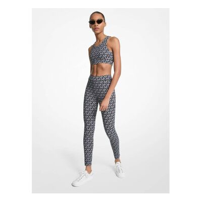 Michael Kors für Damen. MT530WN63M Leggings Logo Stretch Knit schwarz (S), Lässig, Nylon Michael Kors für Damen. MT530WN63M Leggings Logo Stretch Knit schwarz (S), Lässig, Nylon