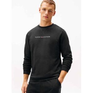 Tommy Hilfiger für Herren. UM0UM03666 Original Sweatshirt mit schwarzem Logo (M), Heimtextilien, Baumwolle, Polyester, Langarm Tommy Hilfiger für Herren. UM0UM03666 Original Sweatshirt mit schwarzem Logo (M), Heimtextilien, Baumwolle, Polyester, Langarm