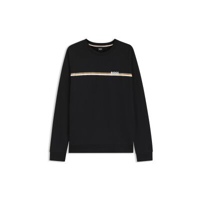 Boss für Herren. 50554791 Authentisches Sweatshirt schwarz (M), Heimtextilien, Baumwolle Boss für Herren. 50554791 Authentisches Sweatshirt schwarz (M), Heimtextilien, Baumwolle