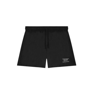 EA7 für Herren. 7M001713_AF21248 Beachwear schwarze Boxershorts (L), Strandbekleidung, Polyester EA7 für Herren. 7M001713_AF21248 Beachwear schwarze Boxershorts (L), Strandbekleidung, Polyester