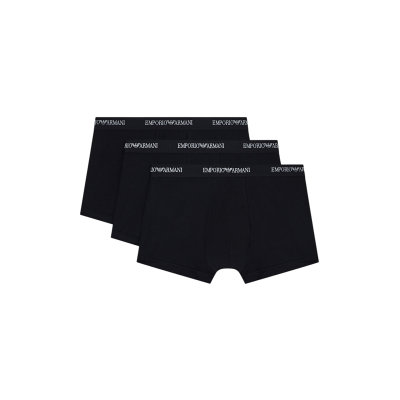 Giorgio Armani Emporio Armani für Herren. EM000259_AF14132 Set 3 Boxershorts aus elastischem Baumwoll-Strick Essential schwarz (M), Heimtextilien, Baumwoll Giorgio Armani Emporio Armani für Herren. EM000259_AF14132 Set 3 Boxershorts aus elastischem Baumwoll-Strick Essential schwarz (M), Heimtextilien, Baumwoll