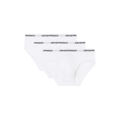 Giorgio Armani Emporio Armani für Herren. EM000258_AF14132 3er-Set weißer Slip aus Stretch-Strick (S), Heimtextilien, Baumwolle Giorgio Armani Emporio Armani für Herren. EM000258_AF14132 3er-Set weißer Slip aus Stretch-Strick (S), Heimtextilien, Baumwolle