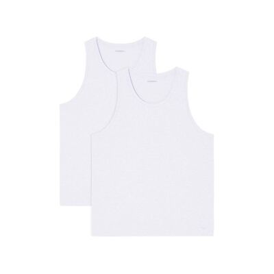 Giorgio Armani Emporio Armani für Herren. EM005315_AF24322 2er-Set weiße T-Shirts (L), Heimtextilien, Baumwolle, Ärmellos / Hosenträger Giorgio Armani Emporio Armani für Herren. EM005315_AF24322 2er-Set weiße T-Shirts (L), Heimtextilien, Baumwolle, Ärmellos / Hosenträger