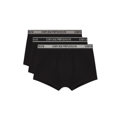 Giorgio Armani Emporio Armani für Herren. EM000259_AF20669 Set 3 Core Logobanda schwarz Boxershorts Core Logobanda schwarz (L), Heimtextilien, Baumwolle Giorgio Armani Emporio Armani für Herren. EM000259_AF20669 Set 3 Core Logobanda schwarz Boxershorts Core Logobanda schwarz (L), Heimtextilien, Baumwolle