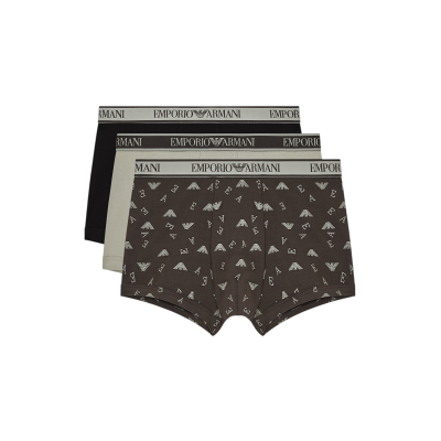 Giorgio Armani Emporio Armani für Herren. EM000370_AF20669 3er Set Core Boxershorts schwarz, grau (XXL), Heimtextilien, Baumwolle Giorgio Armani Emporio Armani für Herren. EM000370_AF20669 3er Set Core Boxershorts schwarz, grau (XXL), Heimtextilien, Baumwolle