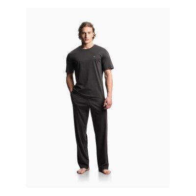 Giorgio Armani Emporio Armani für Herren. EM003544_AF20670 Luxus-Pyjama grau (S), Heimtextilien, Baumwolle, Kurzarm Giorgio Armani Emporio Armani für Herren. EM003544_AF20670 Luxus-Pyjama grau (S), Heimtextilien, Baumwolle, Kurzarm