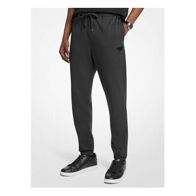 Michael Kors für Herren. CF552885MF Schwarze Jogginghose aus Baumwollmischung (S), Lässig, Baumwolle Michael Kors für Herren. CF552885MF Schwarze Jogginghose aus Baumwollmischung (S), Lässig, Baumwolle