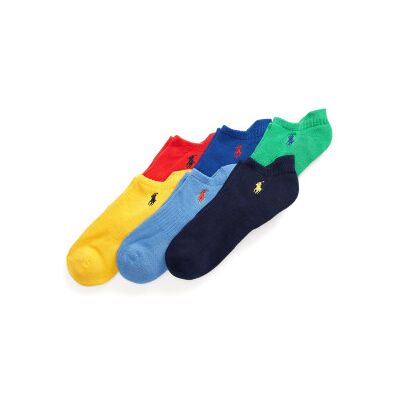 Polo Ralph Lauren für Herren. 449874486001 Set mit 6 mehrfarbigen Socken mit niedrigem Schnitt (OSFA), Heimtextilien, Baumwolle Polo Ralph Lauren für Herren. 449874486001 Set mit 6 mehrfarbigen Socken mit niedrigem Schnitt (OSFA), Heimtextilien, Baumwolle