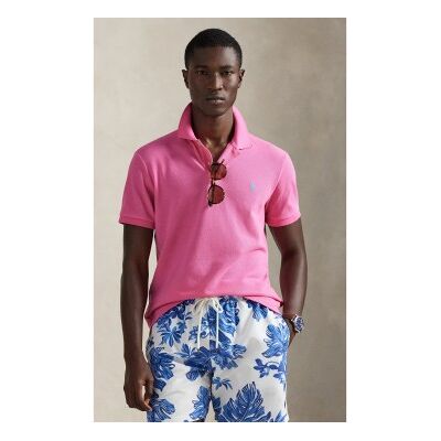 Polo Ralph Lauren für Herren. 710680784510 Das kultige rosa Piqué-Poloshirt (XXL), Lässig, Baumwolle, Kurzarm Polo Ralph Lauren für Herren. 710680784510 Das kultige rosa Piqué-Poloshirt (XXL), Lässig, Baumwolle, Kurzarm
