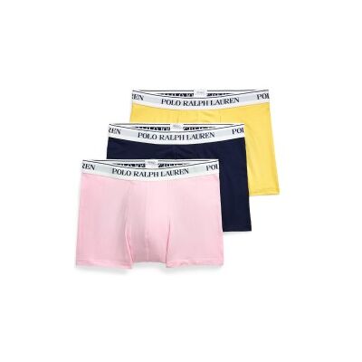 Polo Ralph Lauren für Herren. 714830299150 3er-Set klassische Baumwoll-Boxershorts navy, pink, gelb (S), Heimtextilien, Rosa, Baumwolle, Mar Polo Ralph Lauren für Herren. 714830299150 3er-Set klassische Baumwoll-Boxershorts navy, pink, gelb (S), Heimtextilien, Rosa, Baumwolle, Mar