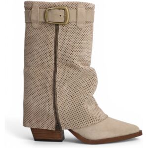 Alpe für Damen. 527611 Dua beige Lederstiefel (38), 3 bis 5 cm, Reißverschluss, Lässig Alpe für Damen. 527611 Dua beige Lederstiefel (38), 3 bis 5 cm, Reißverschluss, Lässig