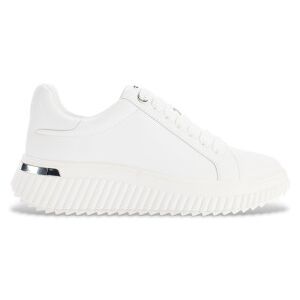 DKNY für Damen. K1530142 Lobeco Leder Turnschuhe weiß (36), Wohnung, Schnürsenkel, Lässig DKNY für Damen. K1530142 Lobeco Leder Turnschuhe weiß (36), Wohnung, Schnürsenkel, Lässig