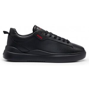 HUGO für Herren. 50499261 Blake Leder Sneakers schwarz (40), Wohnung, Schnürsenkel, Lässig HUGO für Herren. 50499261 Blake Leder Sneakers schwarz (40), Wohnung, Schnürsenkel, Lässig