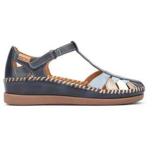 Pikolinos für Damen. W8K-0705C1 Ledersandalen Cadaques blau (39), 3 bis 5 cm, Klettverschluss, Lässig Pikolinos für Damen. W8K-0705C1 Ledersandalen Cadaques blau (39), 3 bis 5 cm, Klettverschluss, Lässig