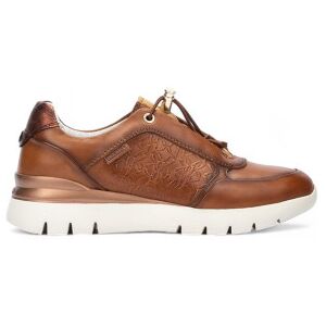 Pikolinos für Damen. W9C-6607 Asturias braune Leder-Turnschuhe (40), Wohnung, Schnürsenkel, Lässig Pikolinos für Damen. W9C-6607 Asturias braune Leder-Turnschuhe (40), Wohnung, Schnürsenkel, Lässig