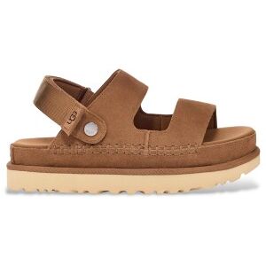UGG für Damen. 1167399 Goldenstar Glide Ledersandalen braun (39), 1 bis 3 cm, Klettverschluss, Lässig UGG für Damen. 1167399 Goldenstar Glide Ledersandalen braun (39), 1 bis 3 cm, Klettverschluss, Lässig