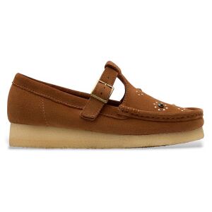 Clarks für Damen. 26183079 Wallabee T Bar Schuhe braun (38.5), Wohnung, 1 bis 3 cm, Schnalle, Lässig Clarks für Damen. 26183079 Wallabee T Bar Schuhe braun (38.5), Wohnung, 1 bis 3 cm, Schnalle, Lässig
