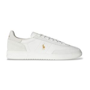 Polo Ralph Lauren für Herren. 809973701001 Bedford Turnschuhe aus weißem Wildleder und Leder (41), Schwarz, Wohnung, Schnürsenkel, Lässig Polo Ralph Lauren für Herren. 809973701001 Bedford Turnschuhe aus weißem Wildleder und Leder (41), Schwarz, Wohnung, Schnürsenkel, Lässig