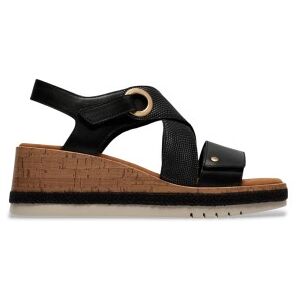 Clarks für Damen. 26185954 Kidiki Sonnensandalen schwarz (38), 3 bis 5 cm, Klettverschluss, Lässig Clarks für Damen. 26185954 Kidiki Sonnensandalen schwarz (38), 3 bis 5 cm, Klettverschluss, Lässig