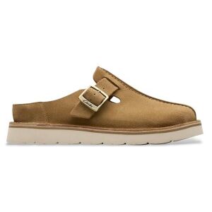 Clarks für Damen. 26184168 Solsbury-Clogs aus Leder in Beige (39), Wohnung, Wildleder, Keine, Lässig Clarks für Damen. 26184168 Solsbury-Clogs aus Leder in Beige (39), Wohnung, Wildleder, Keine, Lässig