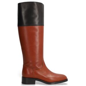 Alpe für Damen. 534208 Couture Lederstiefel braun, schwarz (36), 3 bis 5 cm, Reißverschluss, Lässig Alpe für Damen. 534208 Couture Lederstiefel braun, schwarz (36), 3 bis 5 cm, Reißverschluss, Lässig