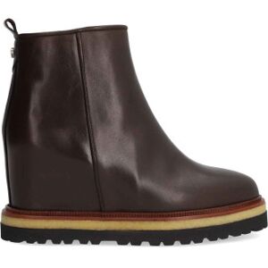 Alpe für Damen. 550636 Lederstiefeletten Vanity 2 testa (41), 8 bis 10 cm, Reißverschluss, Lässig, Kastanienbraun Alpe für Damen. 550636 Lederstiefeletten Vanity 2 testa (41), 8 bis 10 cm, Reißverschluss, Lässig, Kastanienbraun