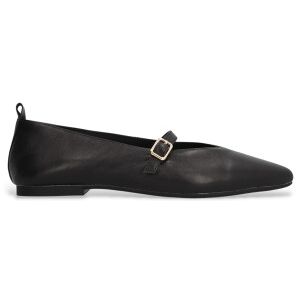 Alpe für Damen. 555500 Paris Leder-Ballettpumps schwarz (38), Wohnung, Schnalle, Lässig Alpe für Damen. 555500 Paris Leder-Ballettpumps schwarz (38), Wohnung, Schnalle, Lässig