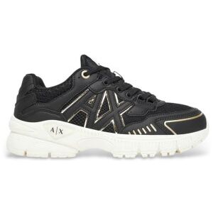 Giorgio Armani A X Armani Exchange für Damen. XW002153AF19535MC077 Turnschuhe Logo schwarz (39), 3 bis 5 cm, Schnürsenkel, Lässig Giorgio Armani A X Armani Exchange für Damen. XW002153AF19535MC077 Turnschuhe Logo schwarz (39), 3 bis 5 cm, Schnürsenkel, Lässig