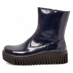 ART für Damen. 115311666003_0B0 Leder-Stiefeletten 1531 Brighton navy (41), 3 bis 5 cm, Reißverschluss, Lässig, Marine ART für Damen. 115311666003_0B0 Leder-Stiefeletten 1531 Brighton navy (41), 3 bis 5 cm, Reißverschluss, Lässig, Marine