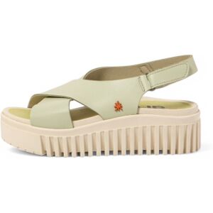 ART für Damen. 1157421IC003_0G3 Limonengrüne Ledersandalen 1574 Brighton (41), 3 bis 5 cm, Klettverschluss, Lässig ART für Damen. 1157421IC003_0G3 Limonengrüne Ledersandalen 1574 Brighton (41), 3 bis 5 cm, Klettverschluss, Lässig