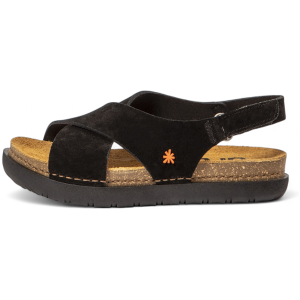 ART für Damen. 11710S101003_001 Ledersandalen 1710S Rhodos schwarz (42), 3 bis 5 cm, Klettverschluss, Lässig ART für Damen. 11710S101003_001 Ledersandalen 1710S Rhodos schwarz (42), 3 bis 5 cm, Klettverschluss, Lässig