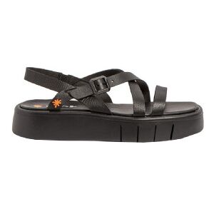 ART für Damen. 118531101003_001 Ledersandalen 1853 Malaga schwarz (40), 3 bis 5 cm, Schnalle, Lässig ART für Damen. 118531101003_001 Ledersandalen 1853 Malaga schwarz (40), 3 bis 5 cm, Schnalle, Lässig